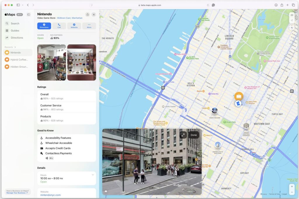 Apple Maps on the web now has Look Around