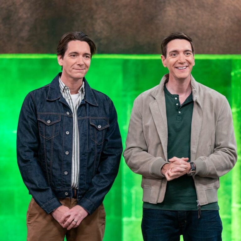 Harry Potter’s Weasley twins look worlds away from iconic roles as they launch baking show