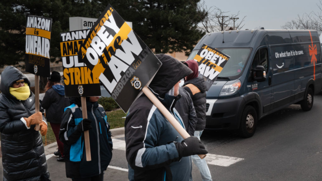 Around 10,000 Amazon workers are striking just before Christmas