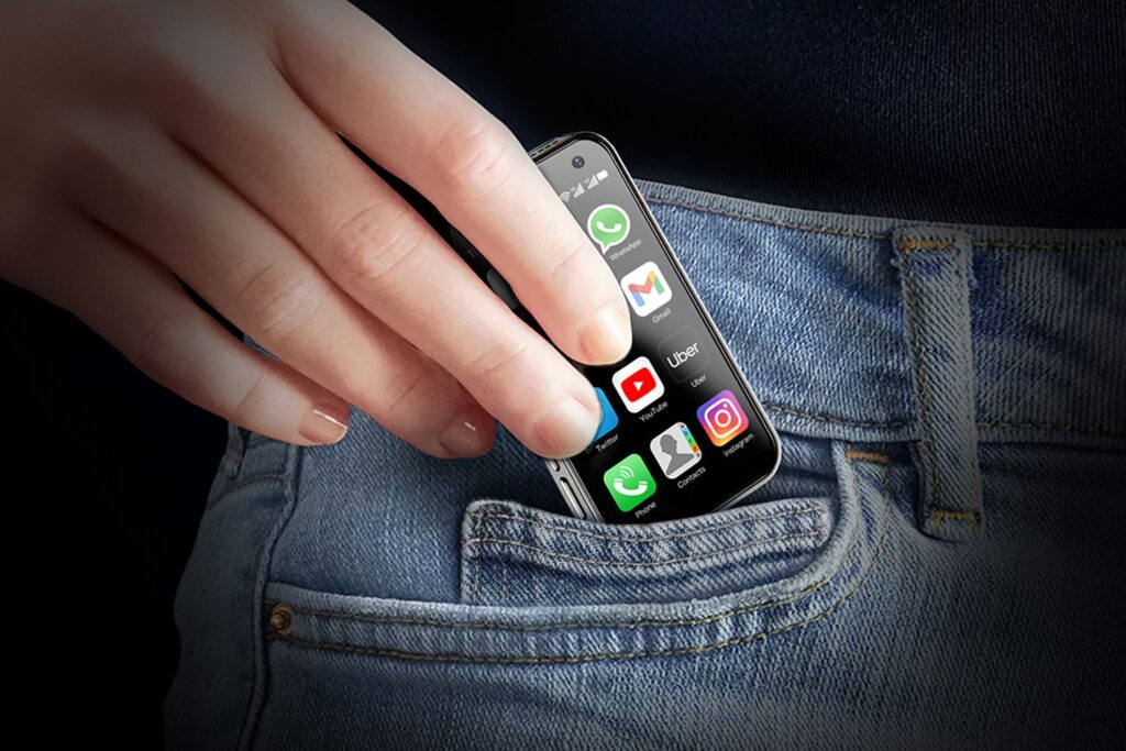 This credit card-sized smartphone looks like an iPhone, runs Android, and costs less than both
