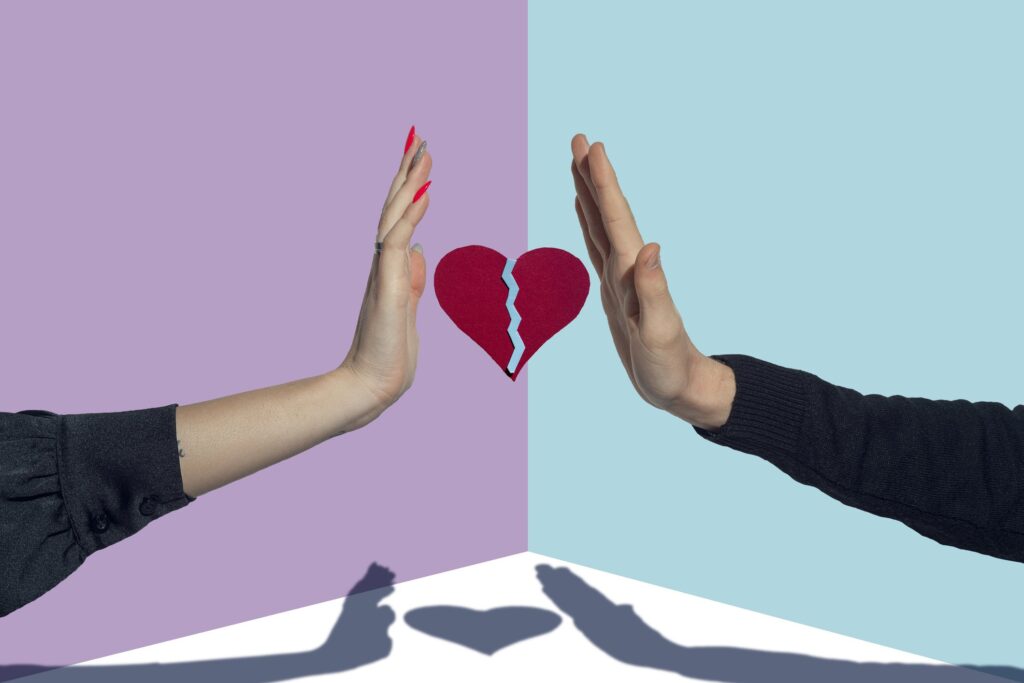 What are the rules for blocking someone after a breakup?