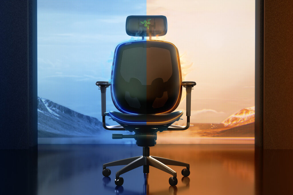 Razer’s prototype gaming chair blasts you with hot or cold air