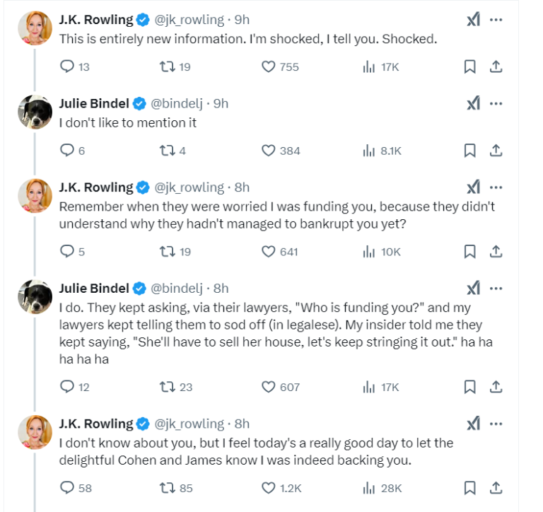 Rowling Bankrolls Gender Critical Resistance in UK and Australia