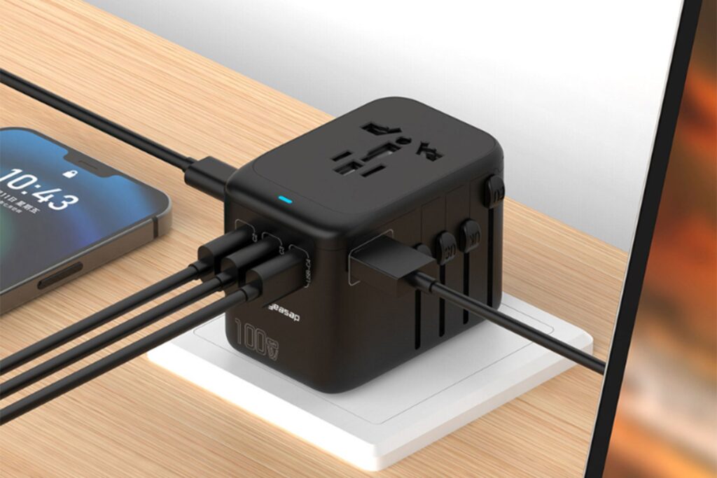 Get an adapter that works in 190+ countries with USB-C charging for just $50