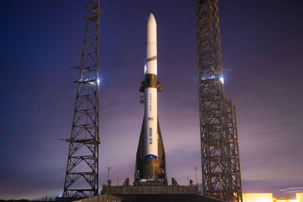 Bezos’ Blue Origin successfully launches SpaceX rival