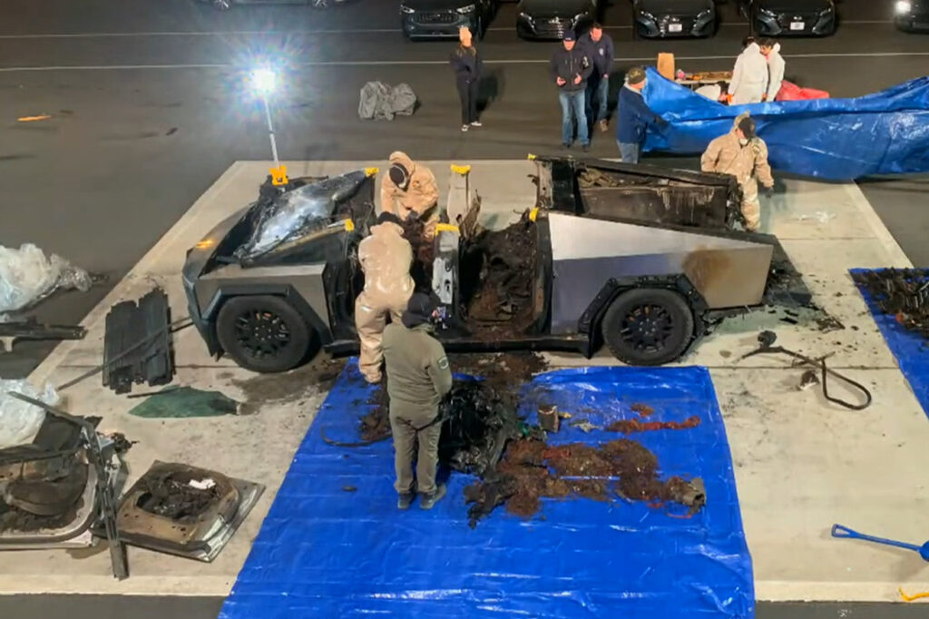 Cybertruck explosion investigation identifies the driver and tracks its path to Las Vegas