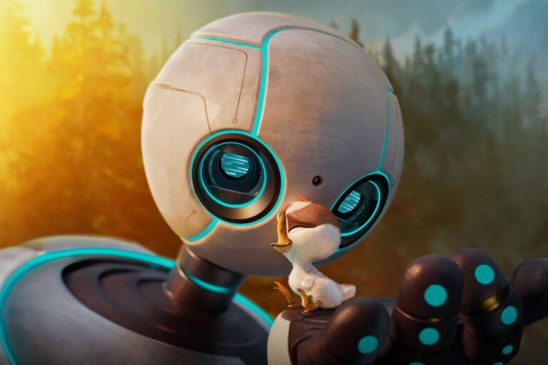 The Wild Robot is coming to Peacock later this month