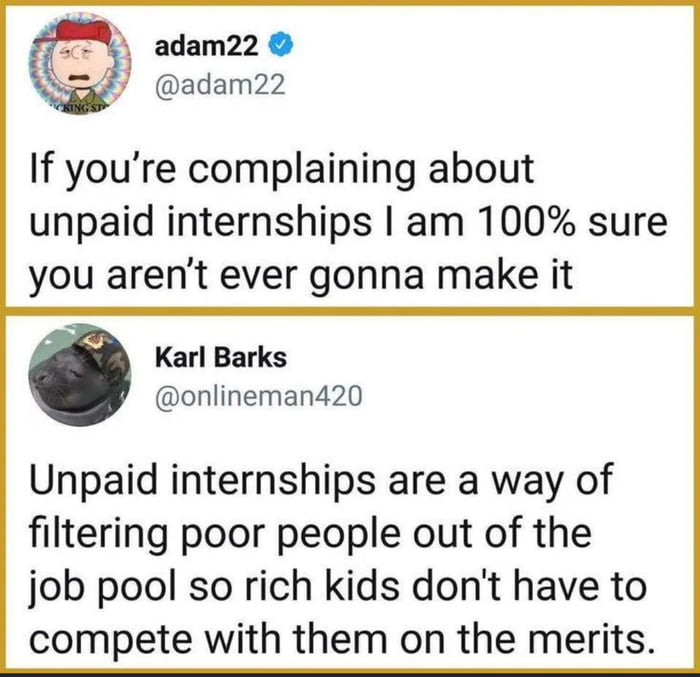 Unpaid Internship Debate...