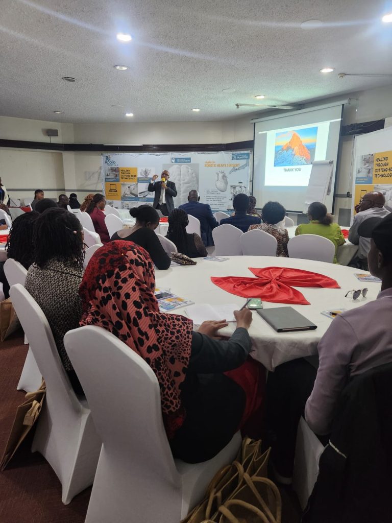 Dr. Dipanjan Panda, Senior Medical Oncologist, giving a Health Talk on Oncology in Nairobi on Monday, 24th February 2025