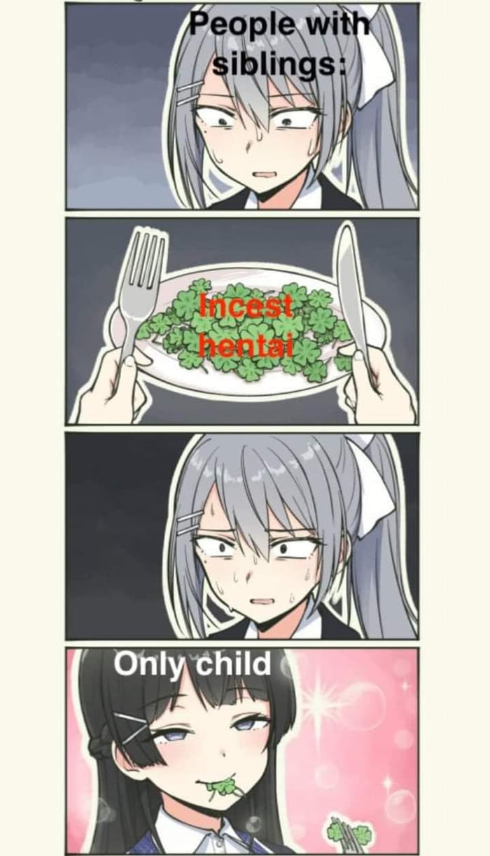 Only childs are eating well