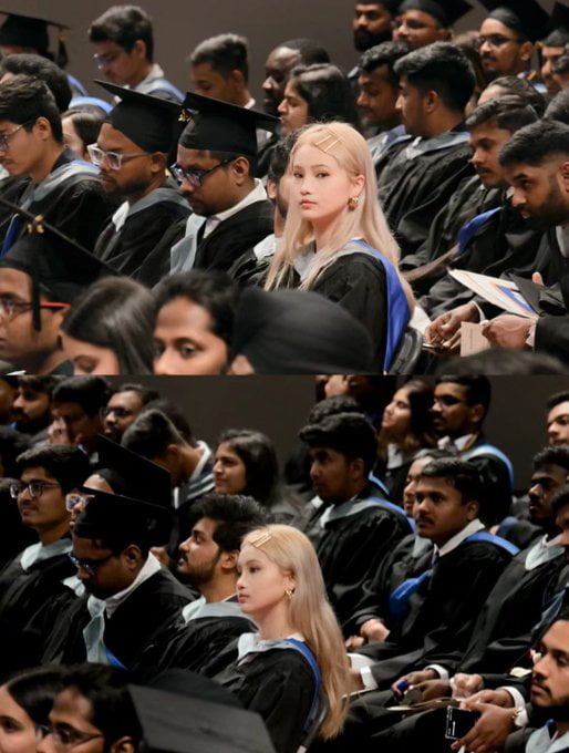 This is a Korean girl studying in Canada