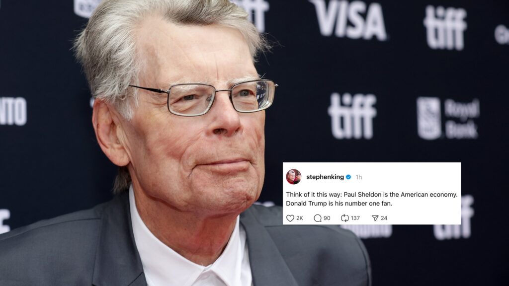 Stephen King uses Misery comparison to roast Trump on Threads