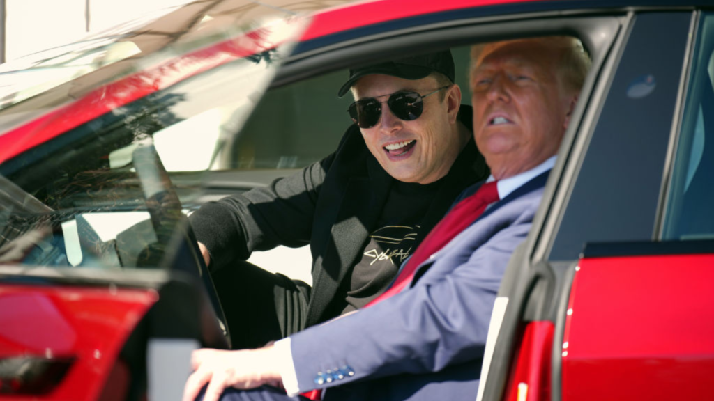 Trump and Musk hosted a Tesla ad at the White House