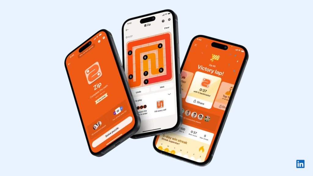 LinkedIn’s new game, Zip, is here to challenge your brain