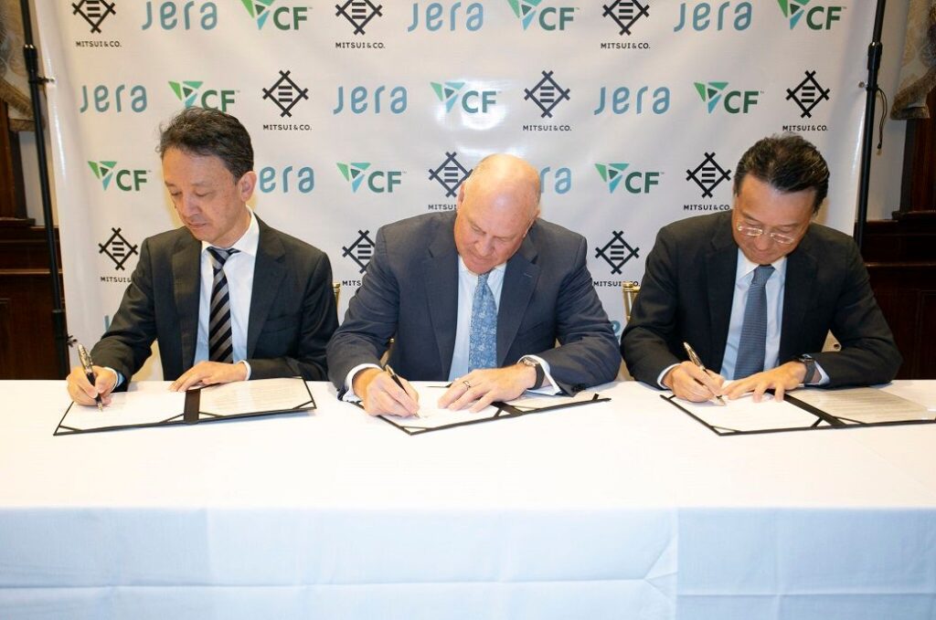 CF, JERA & Mitsui join forces for ammonia plant in Louisiana