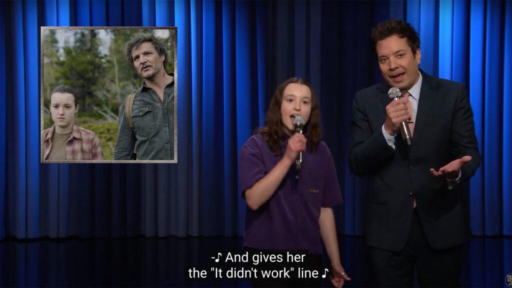 The Last of Us star Bella Ramsey raps a glorious recap of Season 1