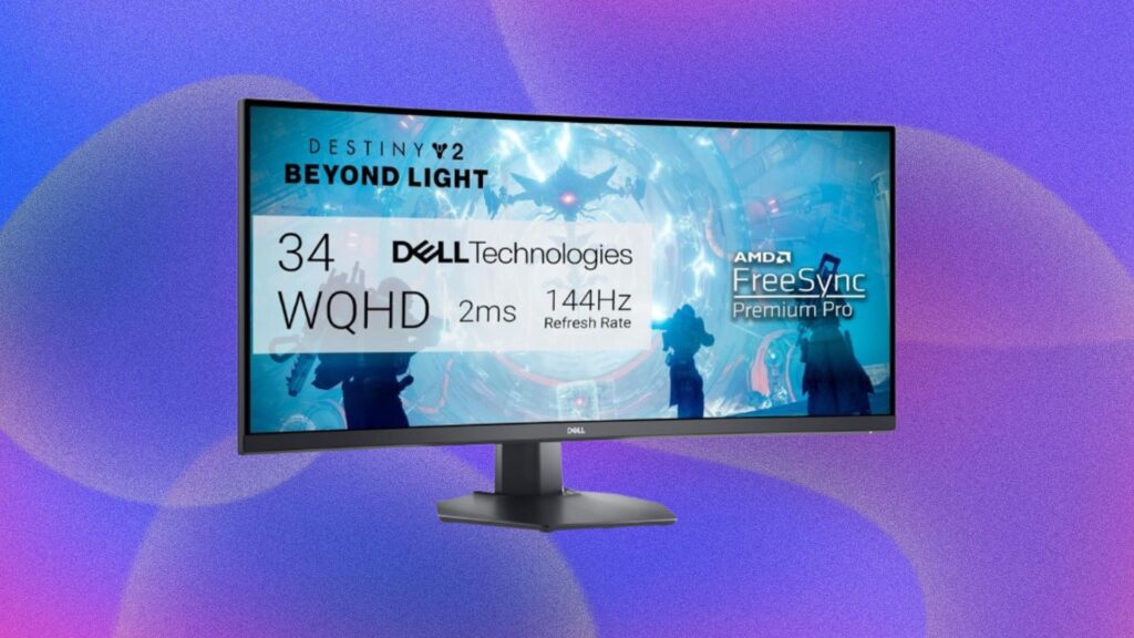 Dells curved, ultra-wide gaming monitor is $100 off