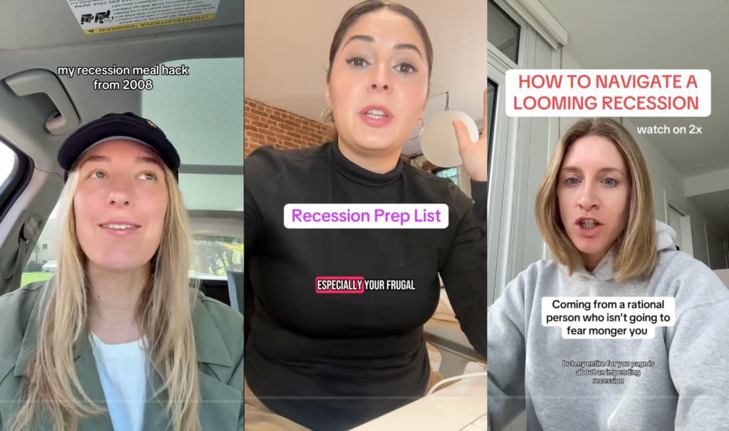 TikTok creators are sharing their recession hacks