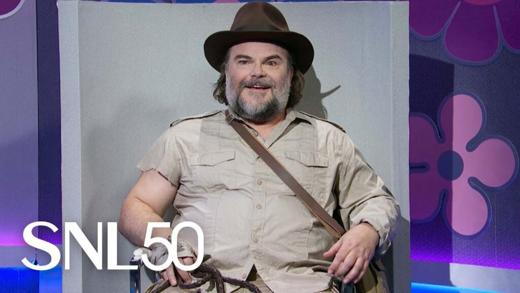 Jack Black dons Indiana Jones get-up in SNL dating show sketch
