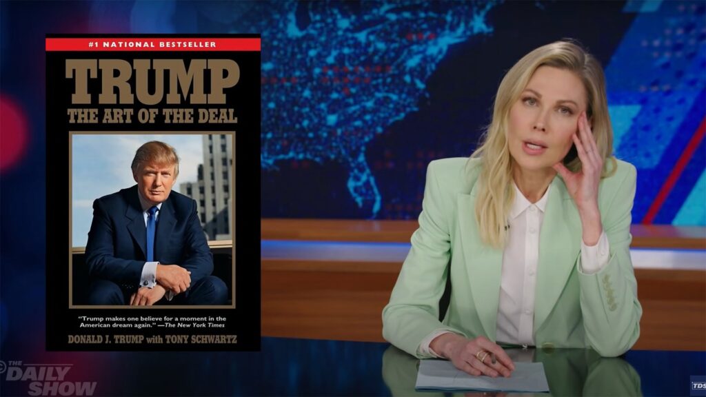 The Daily Show mocks Trump over tariff pause