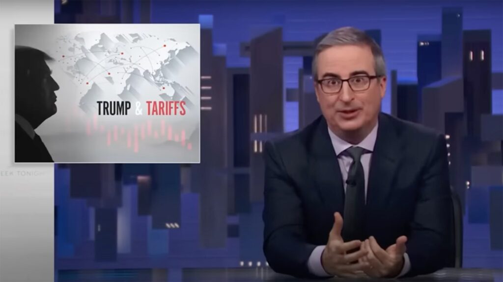 John Oliver takes a deep dive into Trumps tariffs
