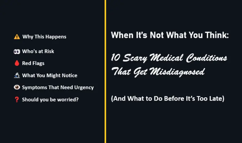 10 Scary Medical Conditions That Get Misdiagnosed (And What to Do Before It is Too Late)