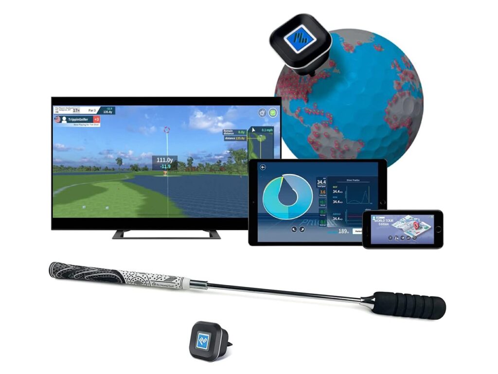 Train at home ahead of tee time with a $90 golf simulator