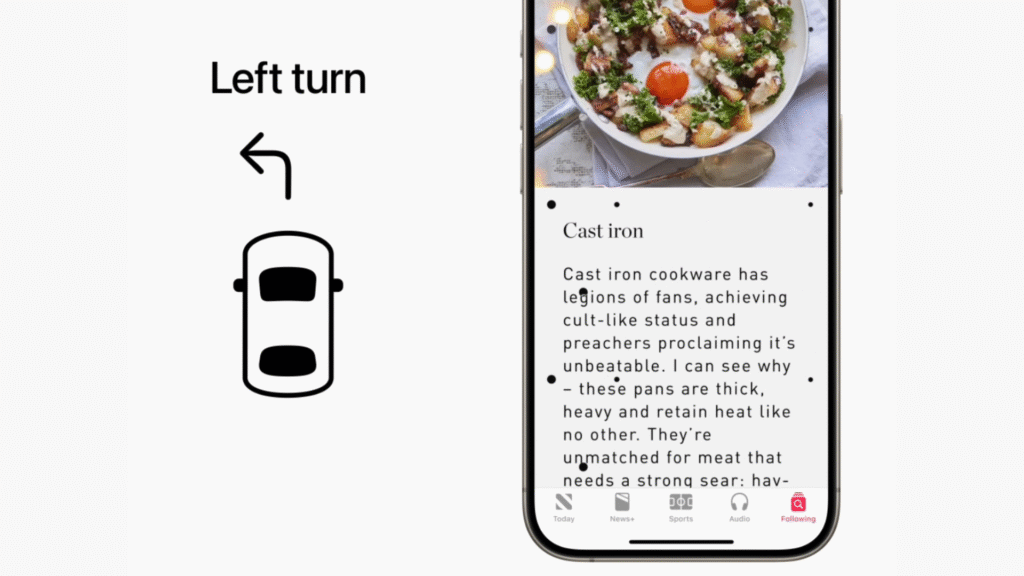 How to turn on iPhones anti-motion sickness feature