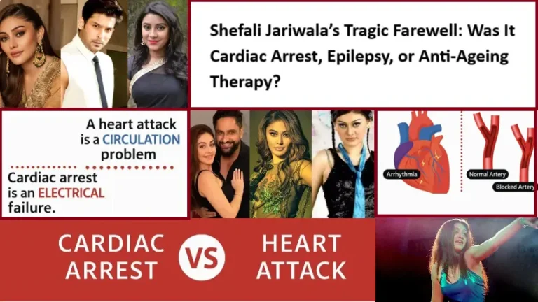 Shefali Jariwala Tragic Farewell: Was It Cardiac Arrest, Epilepsy, or Anti Ageing Therapy?