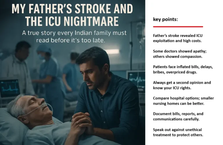 Stroke and the ICU Nightmare: A True Story Every Indian Family Must Read Before It is Too Late