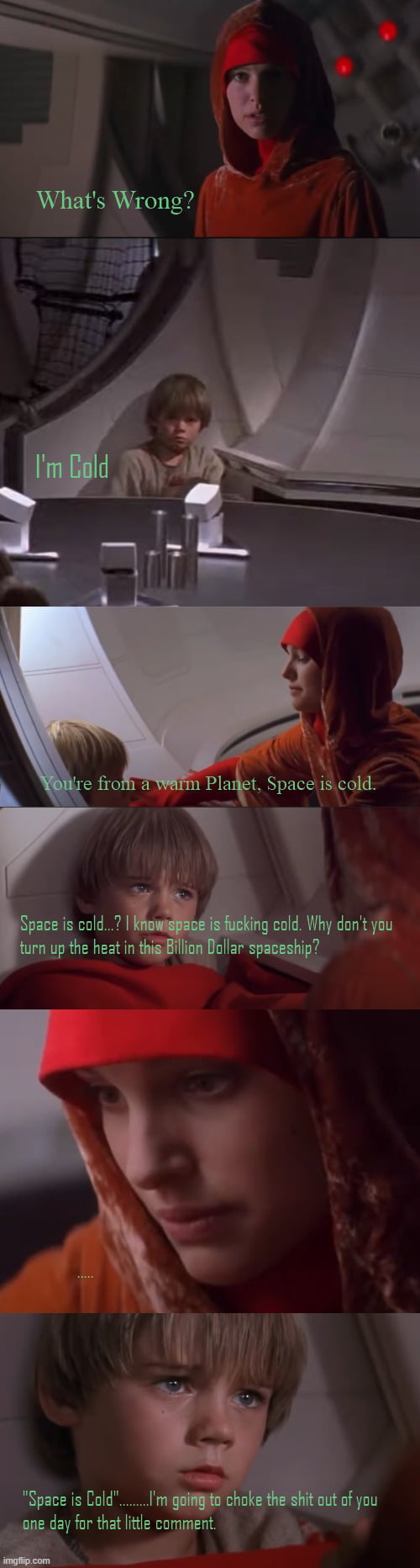 Space is Cold