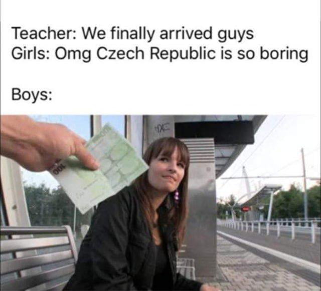 Boys on tour have different priorities