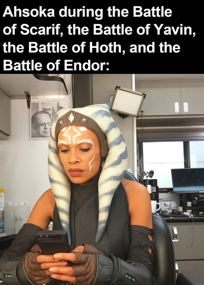 Ahsoka was busy during the original trilogy.