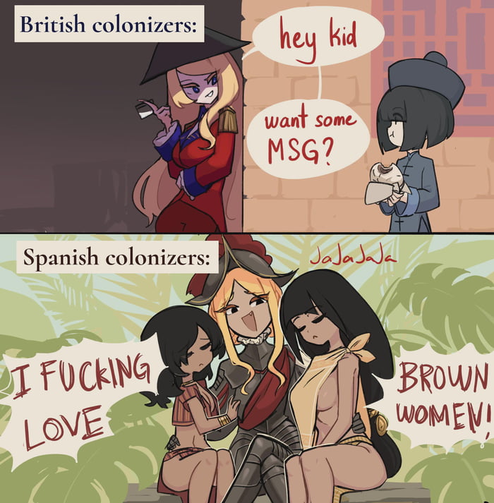 A historical comparison meme.