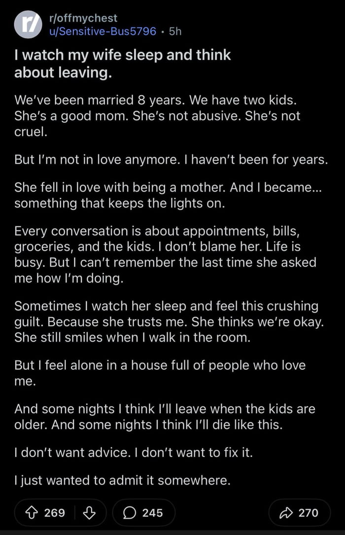 So many people donu2019t deserve the lives they have.