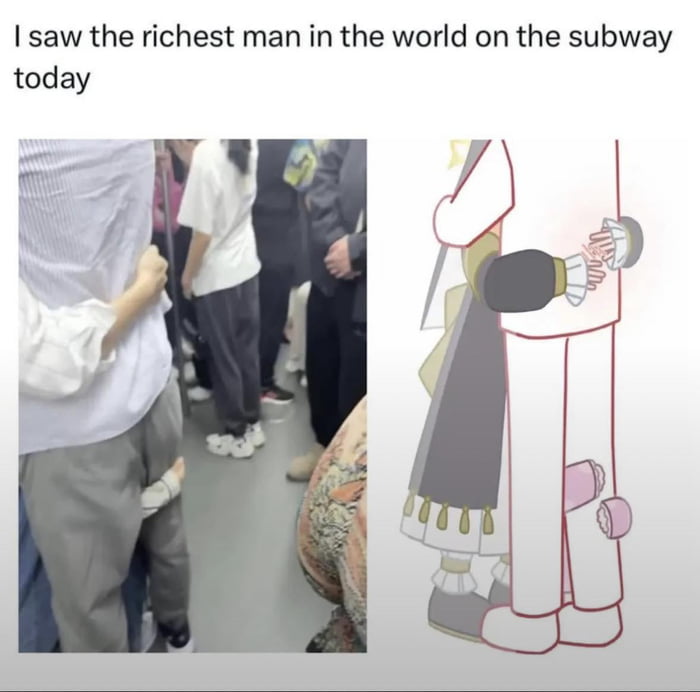 True wealth is measured in small hands holding onto your leg.