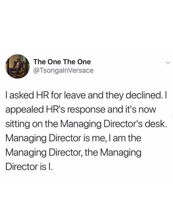 When the bureaucracy loop comes full circle.