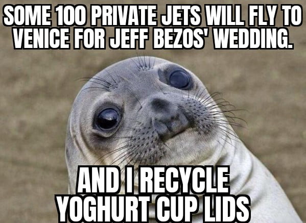 Sustainability is for the little people