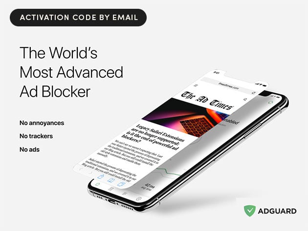 Secure a lifetime of ad-free browsing for just $16