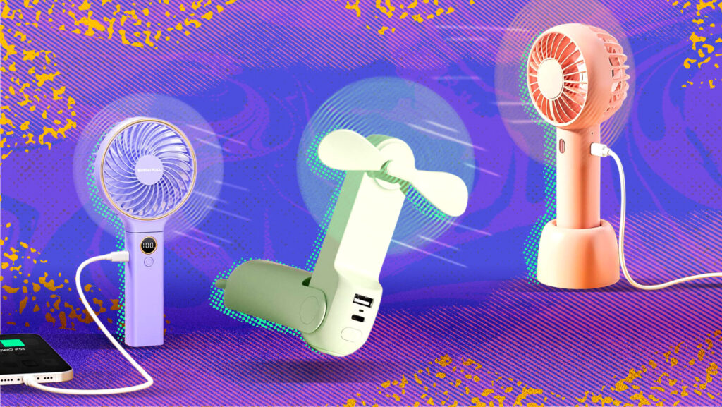 Personal fans are the product of summer