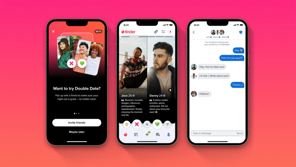 Tinder launches Double Date feature to swipe with your BFF