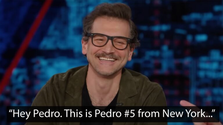 Jon Stewarts interview with Pedro Pascal lookalike winner has an unexpected twist