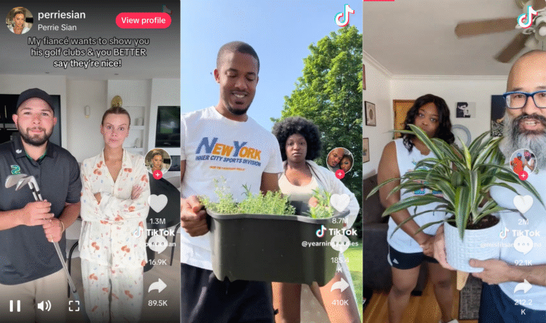 TikTok trend features women protecting soft-spoken boyfriends showing off their special interests