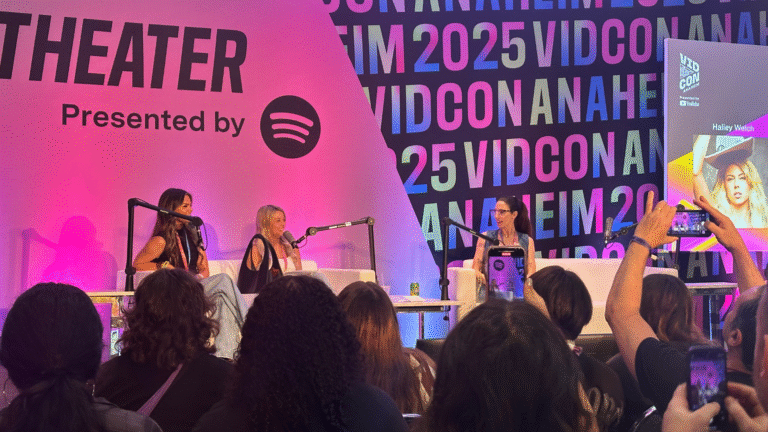 Haliey Welch recorded Talk Tuah in front of a live audience at VidCon. It got messy.