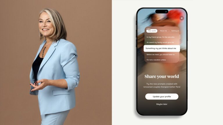 Hinge partners with Esther Perel for new prompts