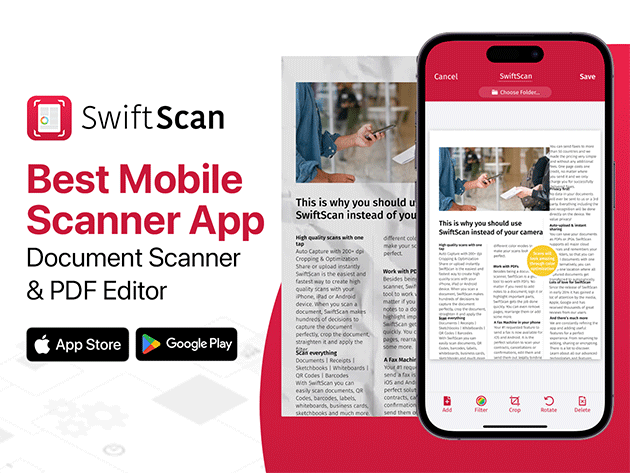 Digitize everything from notes to contracts in seconds with this app