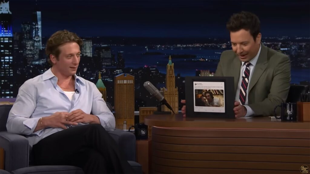 Jeremy Allen White reacts to viral The Bear memes