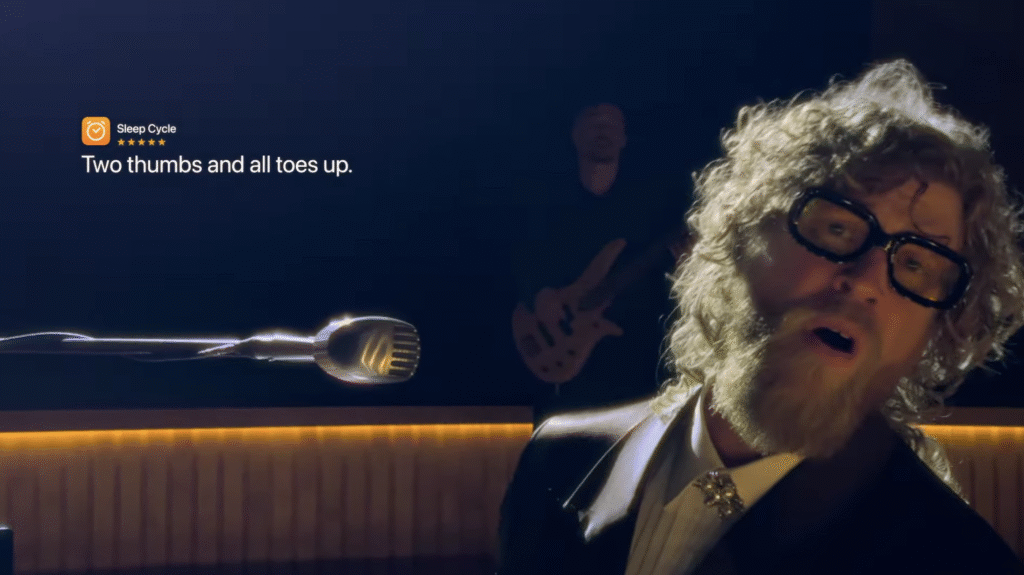 Apples WWDC 2025 keynote ends with a piano man singing real App Store reviews