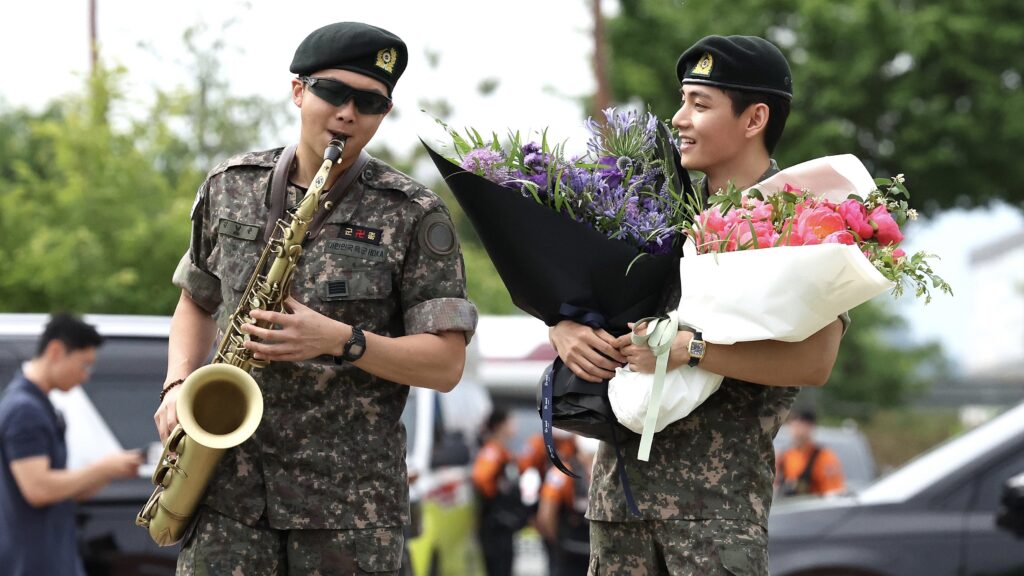 BTS is done with military service, and the internet is thrilled