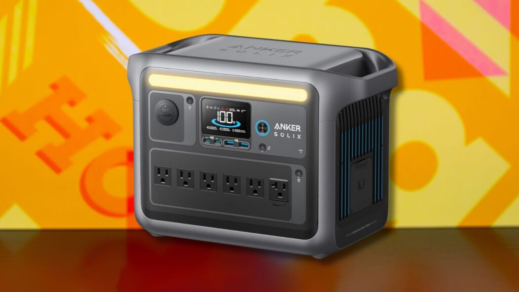 The Anker Solix C1000 portable power station is down to under $450 at Amazon